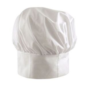 White Tall Chef’s Party Costume Hat 