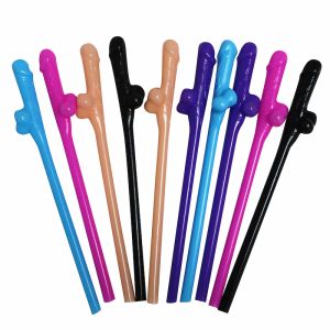 Willy Straw Multi Colour (10 Pack)