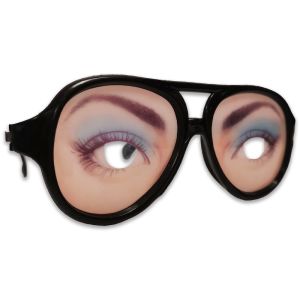 Womens Funny Eye Disguise Novelty Glasses 