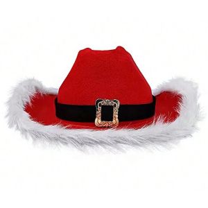 Light-Up Western Style Christmas Cowboy Cowgirl Hat