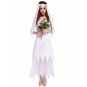 Zombie Bride Women's Halloween Fancy Dress Costume UK 8